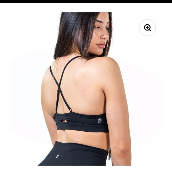 NWT New Gymreapers Strive Sports Bra Black XL - Picture 4 of 11